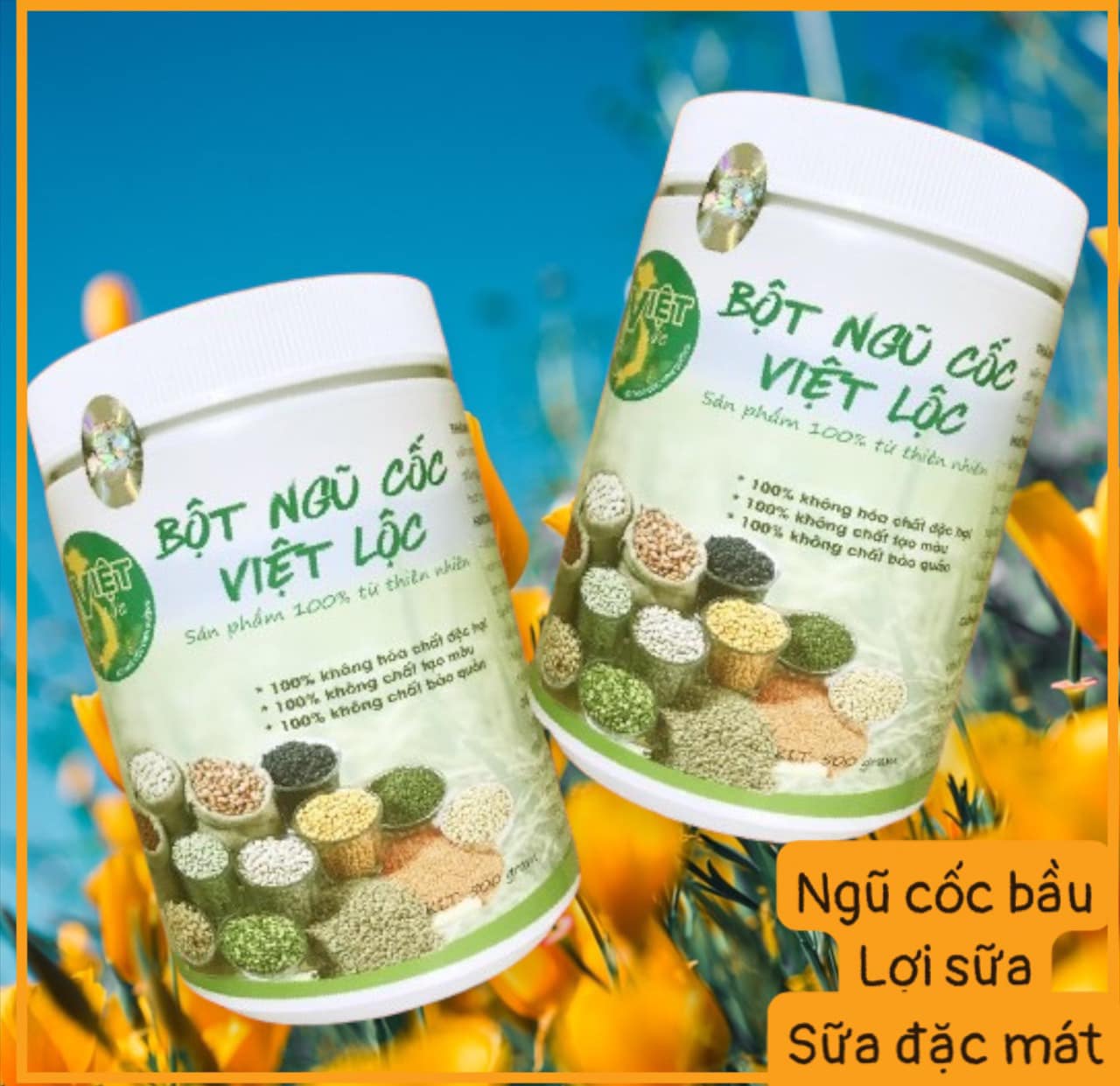 Bột Ngũ Cốc Việt Lộc Hộp 500gr ( Xả Kho )