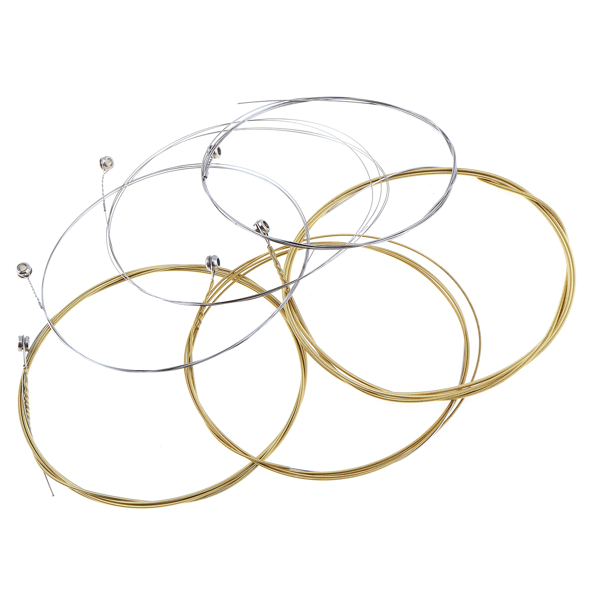 6pcs/set Acoustic Flok Guitar String 009-045 Inch Steel Core