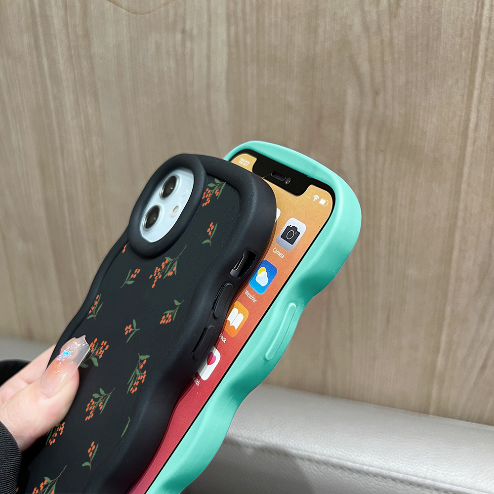 AMORVOR for OPPO A31 2020 Back Cover Full Screen Fruit Pattern Luxury Phone Case Macaron Wave Soft Silicone Mobile Cover. 