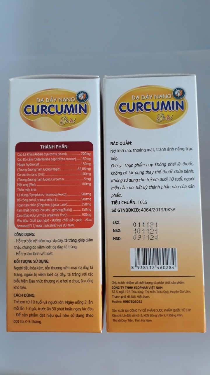 Dạ dày Nano Curcumin gold