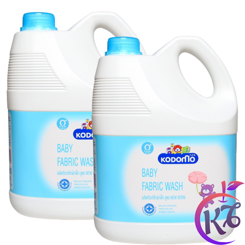 Combo 2 chai Nước giặt tẩy quần áo cho bé Kodomo 3 lít - dạng chai 3000ml - nuoc giat tay quan ao cho be