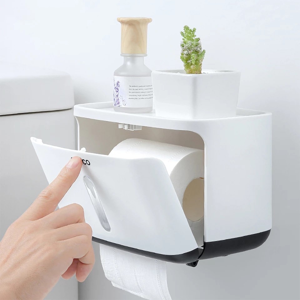 Hộp đựng giấy vệ sinh đa năng ECOCO