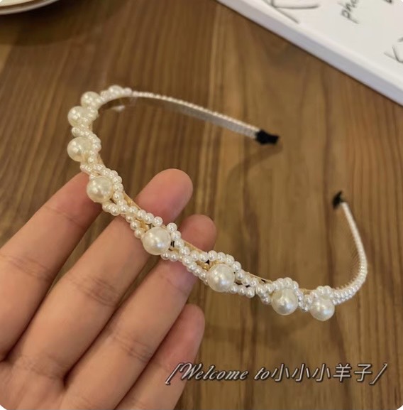 Bờm Cài Tóc Đính Hạt Phong Cách Hàn - phukienteen