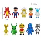 [UNHJ] 24pcs Stumble Fall Guys Action Figures Toys Game Character Card PVC Model Kawaii Anime Collection Dolls Kids Gifts. 