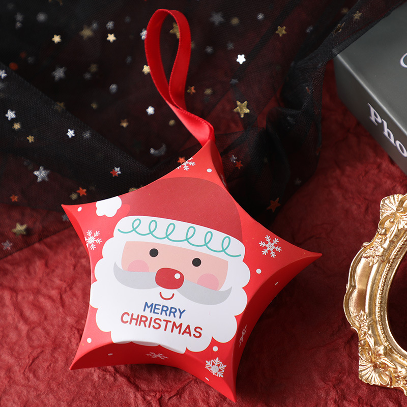 Christmas Eve Box Candy Packaging Box Gift Box Star Box Christmas Gift Box Customizable Christmas Gift Box