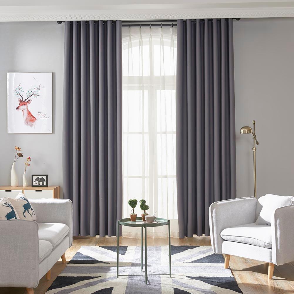 Đơn giản, Màu Sắc Nhà Mất Điện Màn Nghiên Cứu Cửa Sổ Phòng Ngủ Drap Curtain 100X200 cm