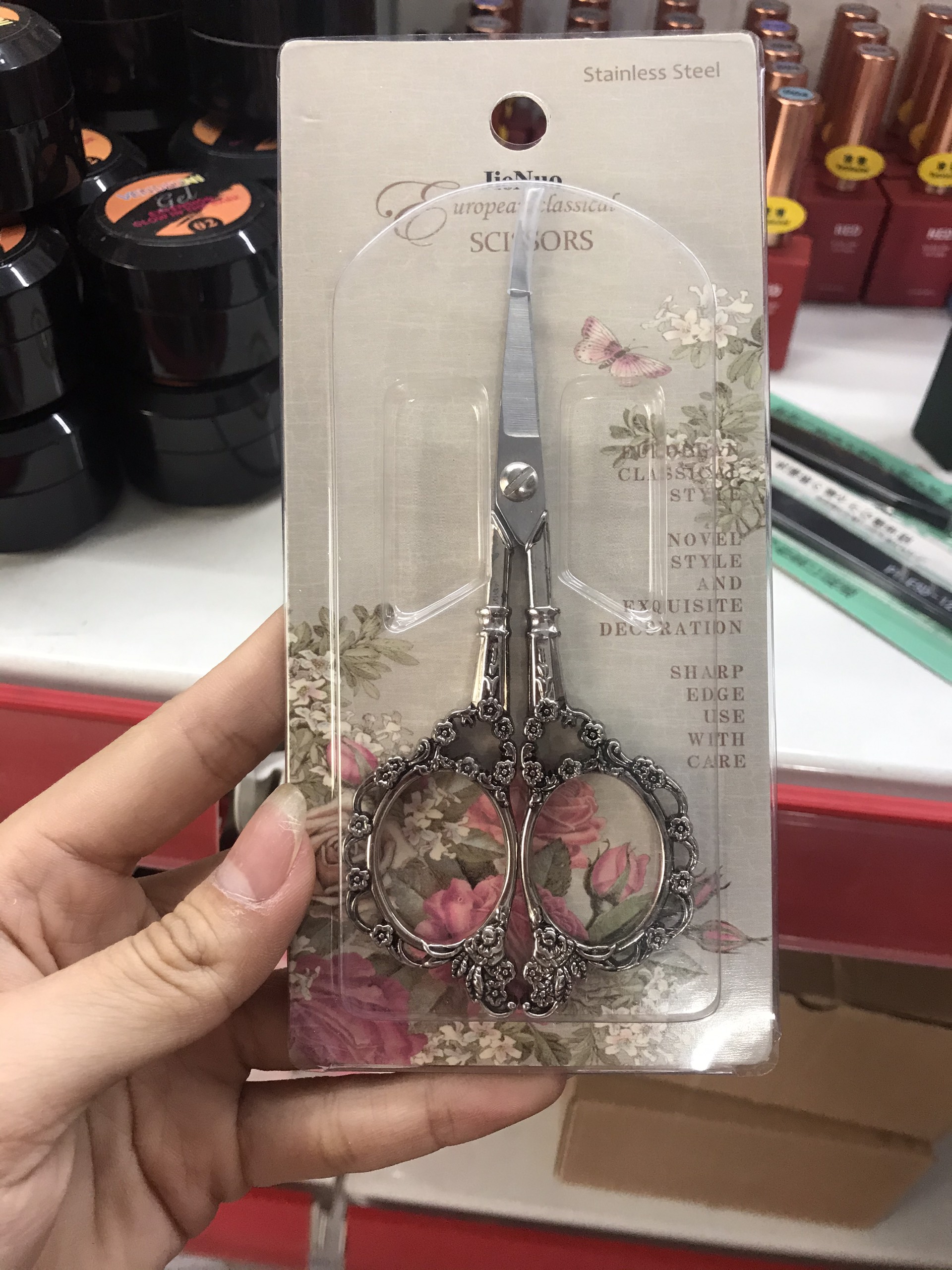 Kéo hoàng cung cắt from móng giả loại xịn .. Siêu bén - Mini Nails