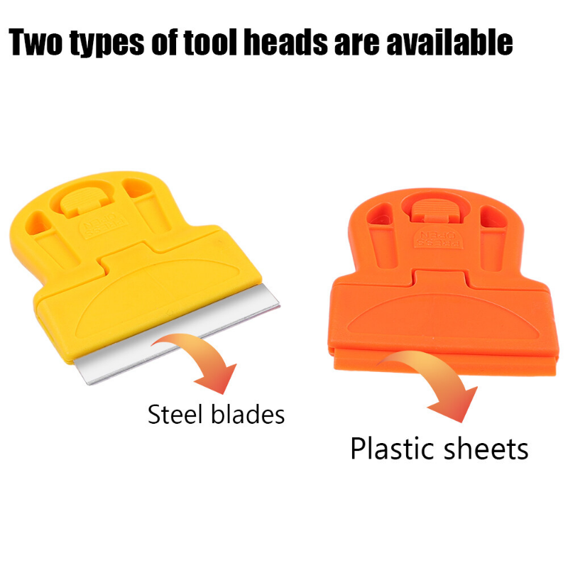 1/2Pcs Multifunction Scraper with Blade Glue Removal Cleaning Shovel Window Tile Scraper Cleaner Tool
