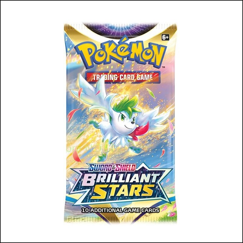 English Version Pokemon Trading Card Booster Box Collectible 25 Cards Set - A1000. 
