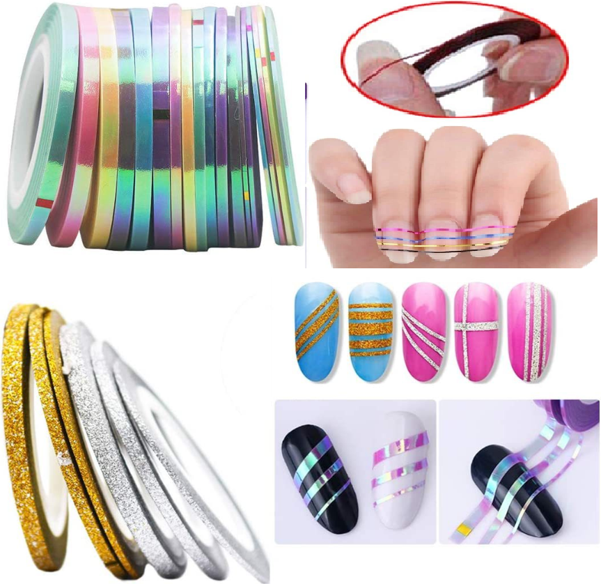 Băng Keo Dán Móng Trang Trí (1 cuộn 1MM - 1 cuộn 2MM - 1 cuộn 3MM)