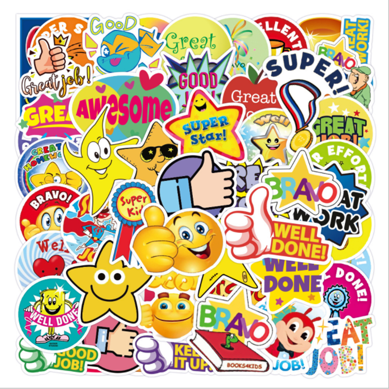 【New Trend】50 Child you are awesome Graffiti Waterproof Skateboard ...