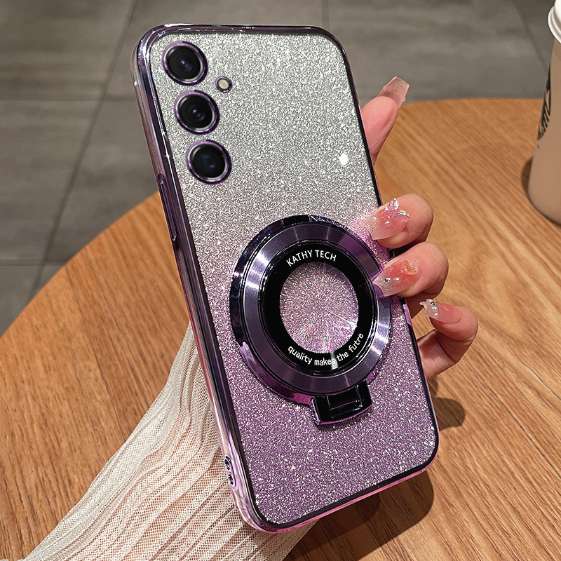 For%20Samsung%20Galaxy%20A16%204G%20A15%205G%20A25%20A35%20A55%20Case%20+%20360%20Ring%20Stand%20Holder%20Glitter%20Back%20Cover%20Clear%20Soft%20Silicone%20Shockproof%20Protective%20Phone%20Cases%20Fashion%20Casing%20-%20Image%202