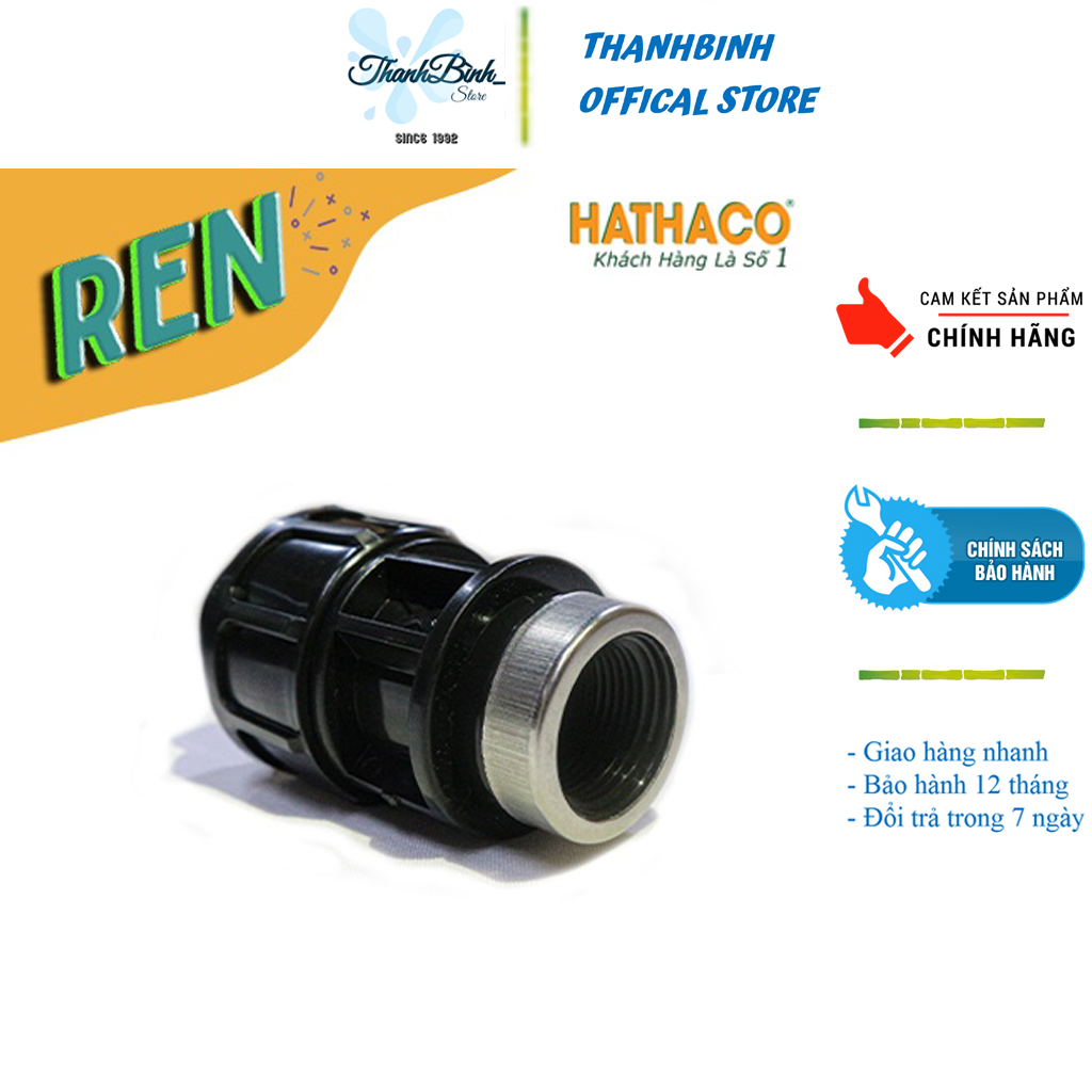 Măng sông ren trong nối nhanh hdpe 20- hathaco