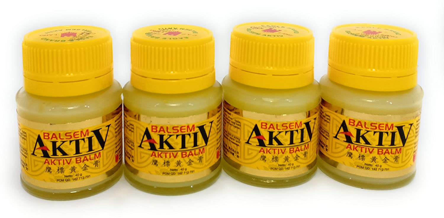 Dầu cù là vàng hiệu con ó ctc12 balsem aktiv balm 40g chính hãng