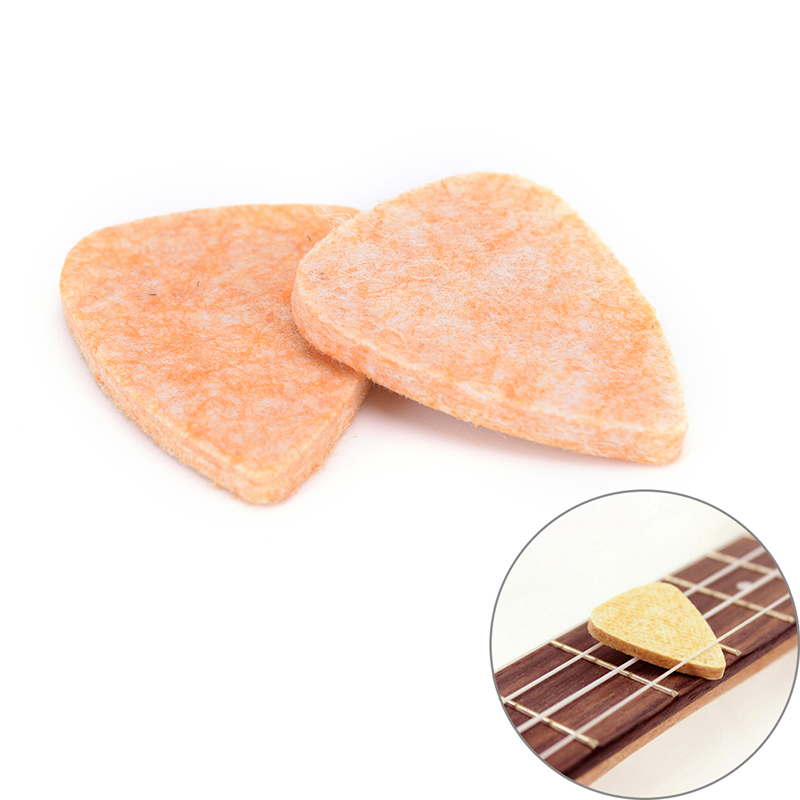 【GG Music】💖【HOT SALE】🎈🎈 2pcs Ukulele Soft Felt Picks Plectrum Personalized Ukelele Accessories new MA