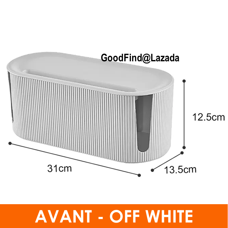 2 Models Cable Organiser Cable Management Box Power Strip Extension