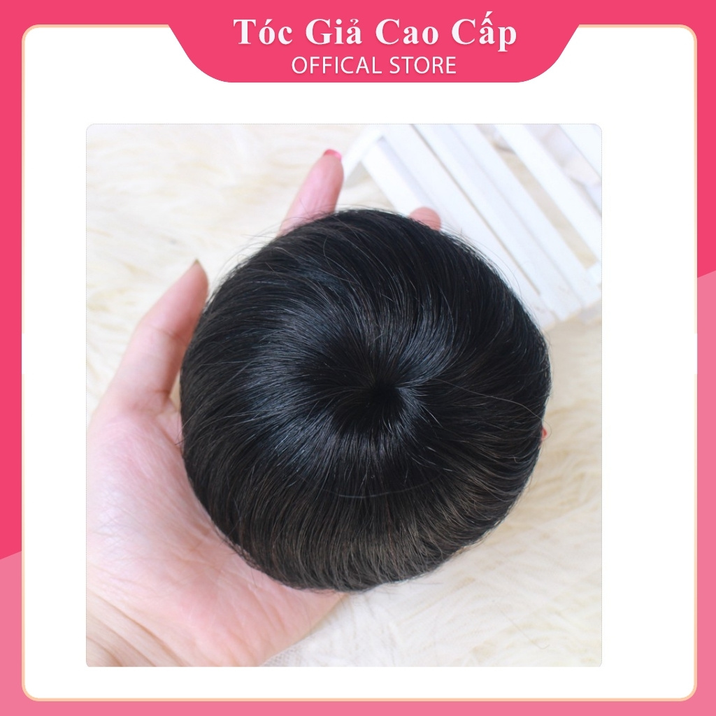 Tóc giả búi củ tỏi dành cho nữ đẹp , búi còn cao cấp mã z1