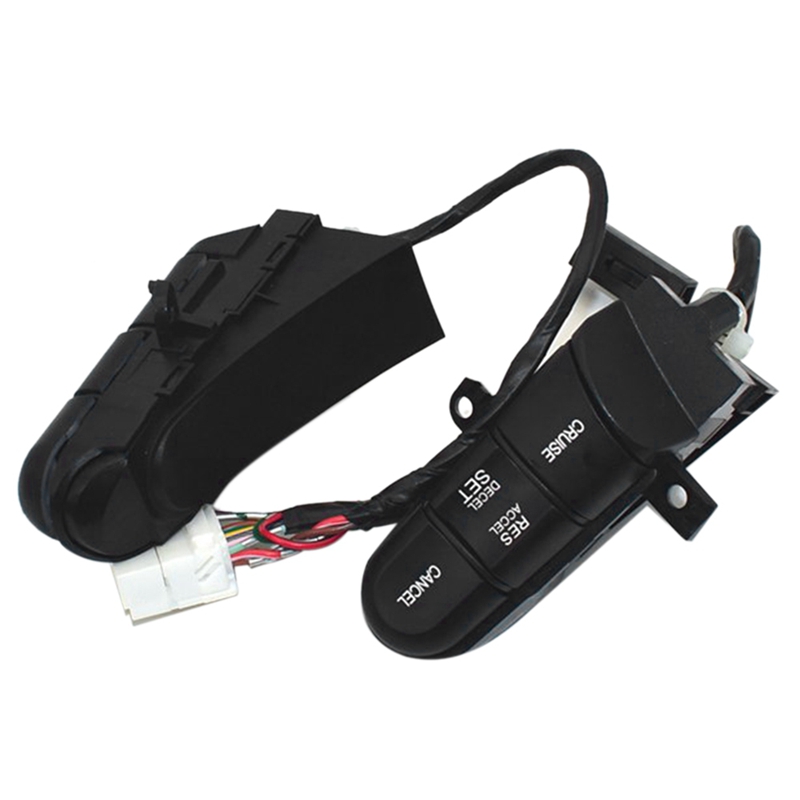 Car Multi-Function Steering Wheel Switch Button Cruise Control Button with Orange Backlight for Honda Civic 2006-2011