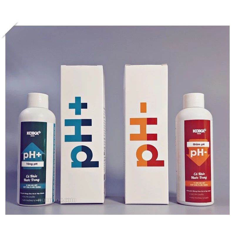 Vi sinh KOIKA PH+ PH- chai nhỏ cho hồ cá