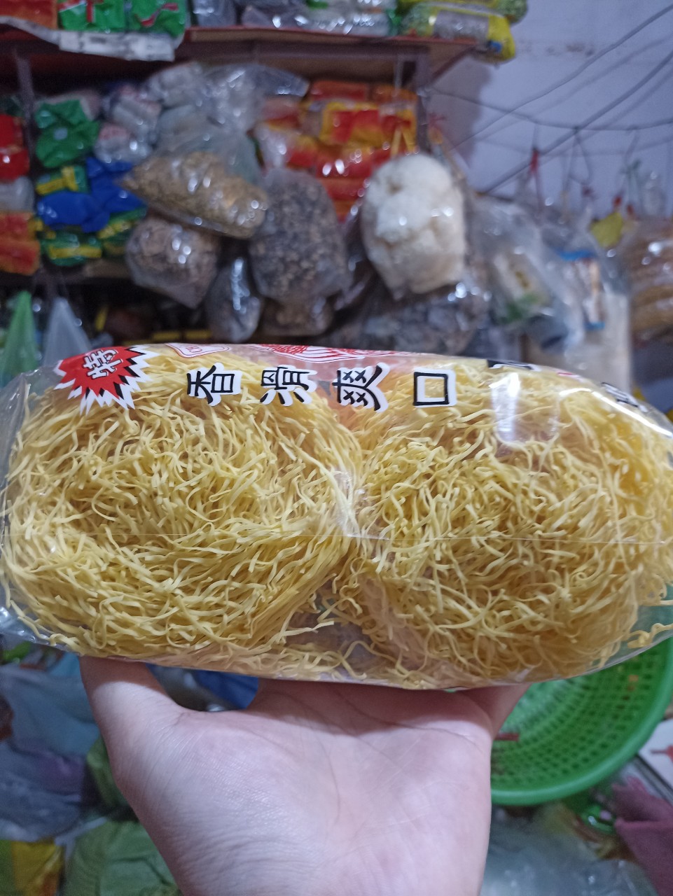 Mì hột gà Châu Cường sợi nhỏ 500gr