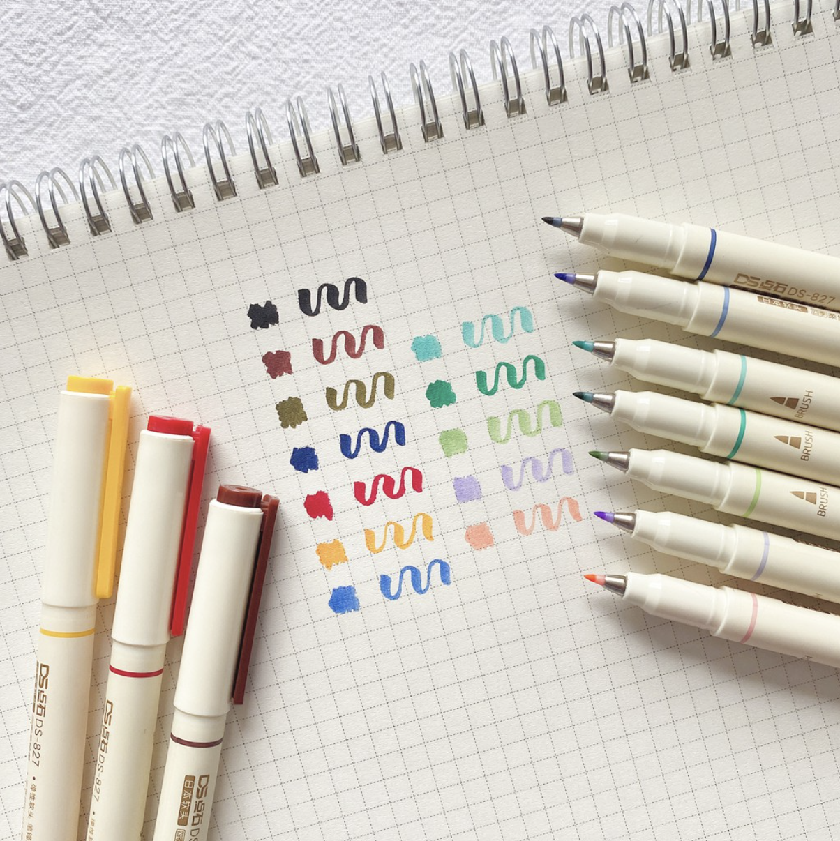 Bút Viết Calligraphy Màu Pastel - Bút Calligraphy ngòi Cứng màu Macaron