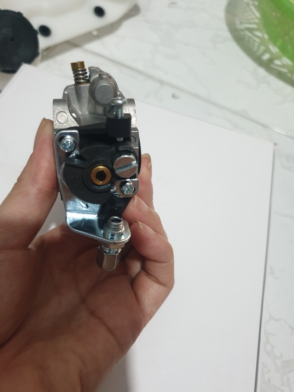 BÌNH XĂNG CON (BỘ CHẾ HÒA KHÍ ) MÁY CẮT CỎ 260/330. KASEI
