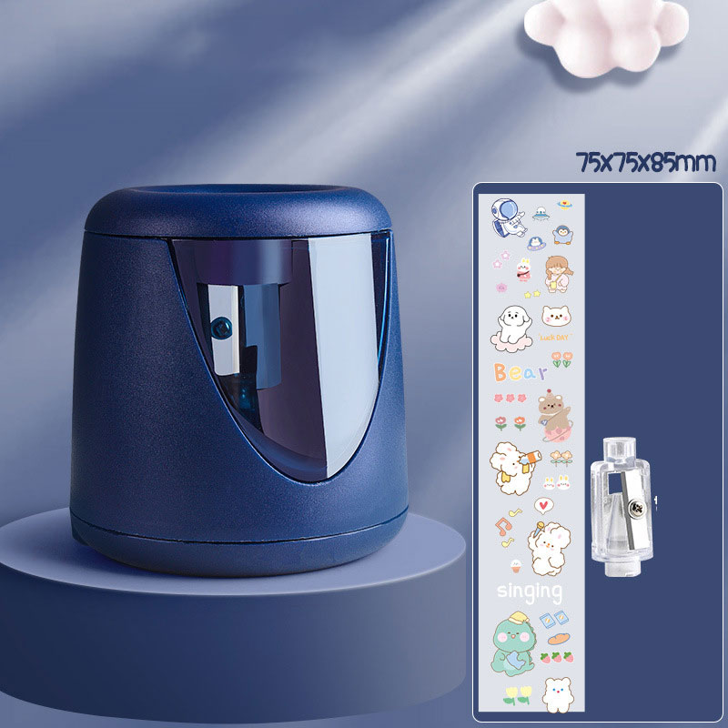 pencil sharpener bear shape cute automatic sharpener electric pencil cutter for children elementary school students fully automatic