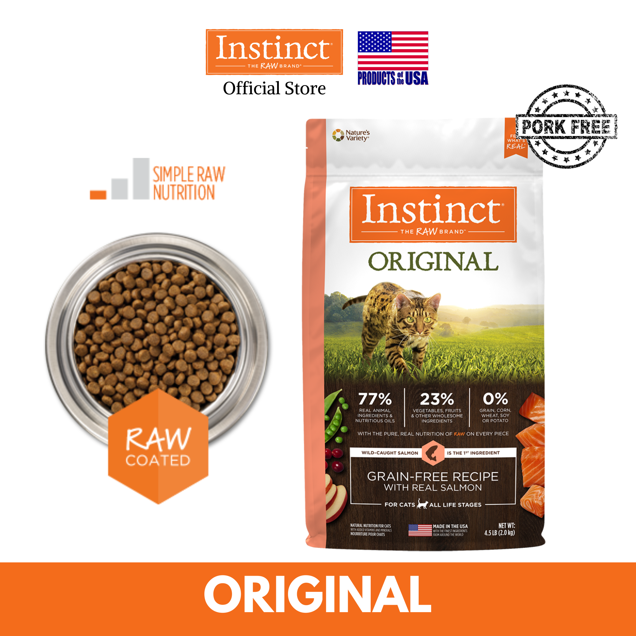 instinct original salmon dog food