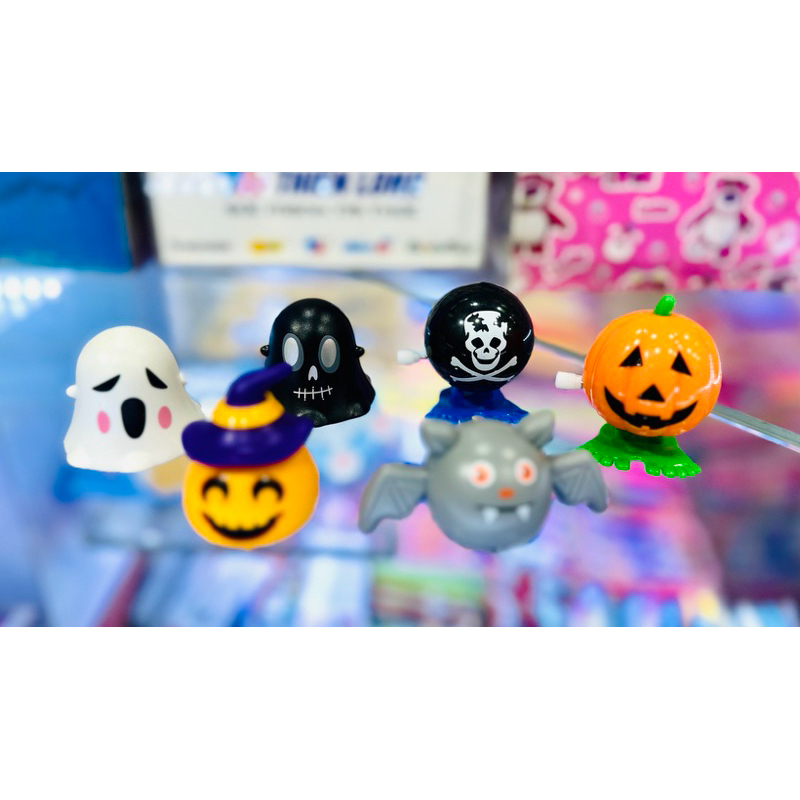 Đồ chơi halloween bí ngô, ma, đầu lâu vặn cót/chạy trớn cho bé