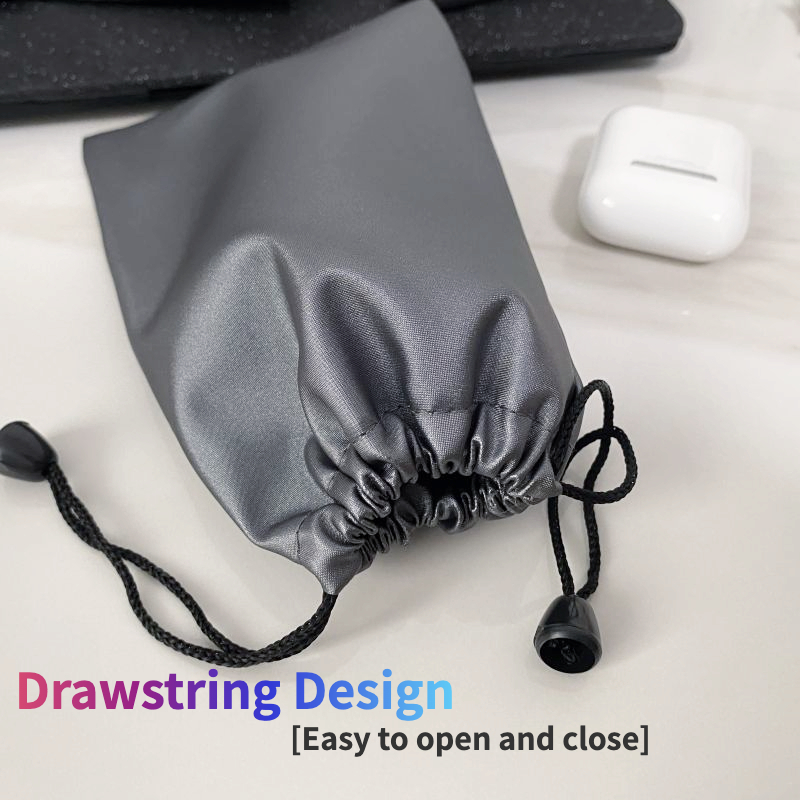 drawstring phone pouch