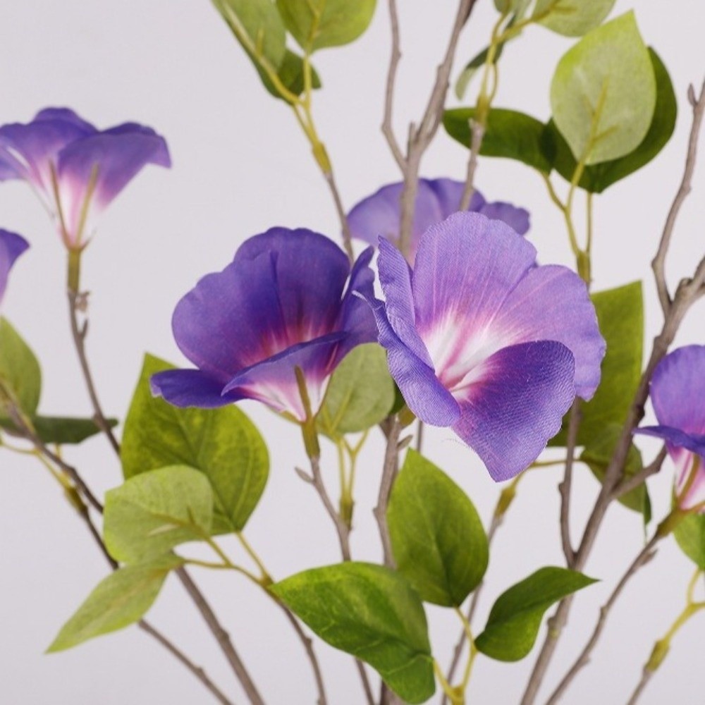 Flower Arrangement Long Branch Artificial Viola Tricolor Flower Plastic ...