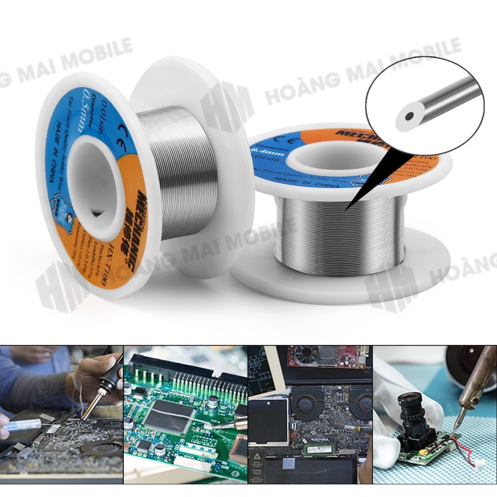 Thiếc hàn cuộn Mechanic HX-T100 0.5mm