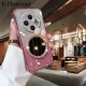 New Phone case Tecno Spark 30C Back cover with Bow Makeup Mirror Luxury Shiny Gradient Clear Plating Glitter Girls Slim For Tecno Spark 30C case. 