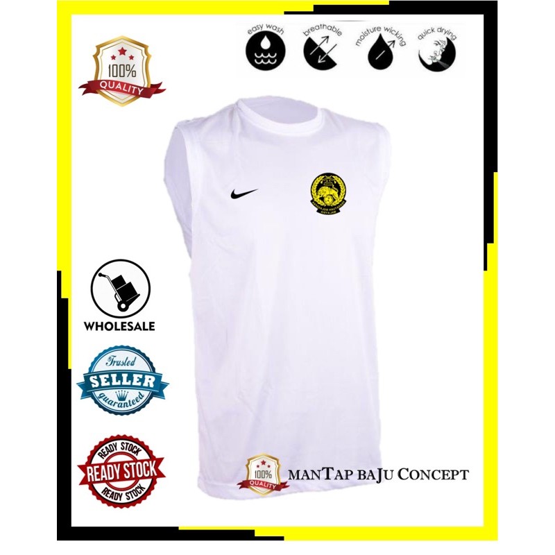 Malaysia sleeveless jersey / harimau malaya training singlet / football kit  / gym shirt / jogging sukan basketbal sport