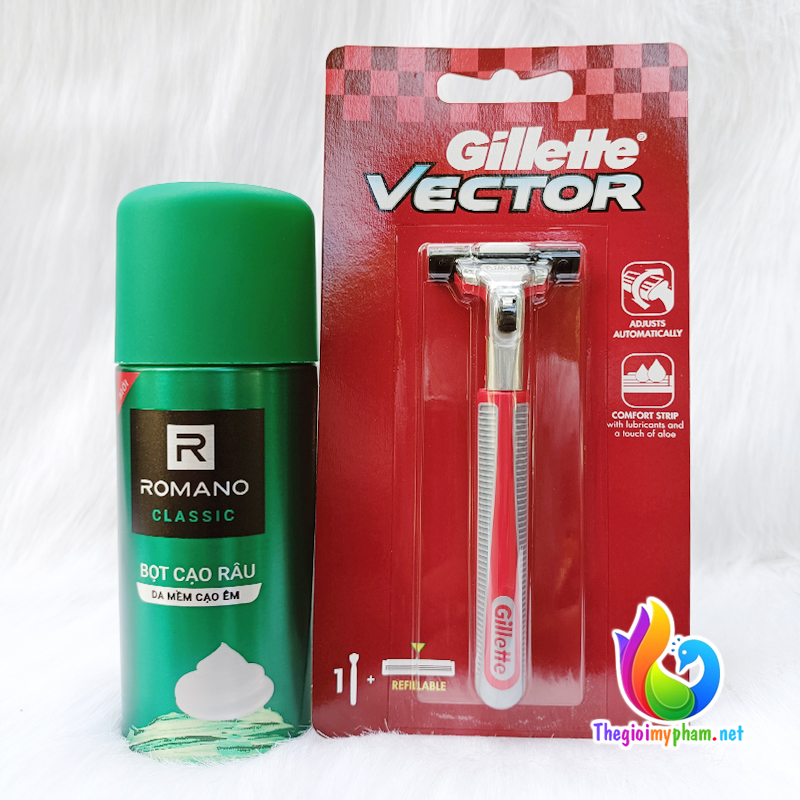 Bọt Cạo Râu Romano 175ml/Dao Cạo Râu Gillette