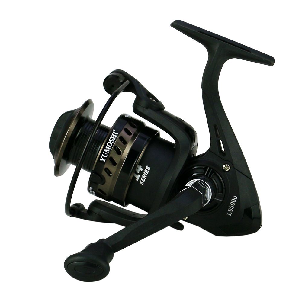 HAYLE Saltwater Fishing Wear-resistant 14 axis Sea Rod Wheel Metal Head Fishing Gear Spinning Wheel Fishing Tools Folding Rocker Arm Fishing Reel Spinning Fishing Reel Fishing Reel Rocker Fishing Wheel