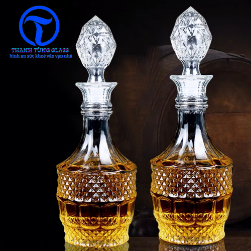 Chai Đựng Rươu Thuỷ Tinh Cao Cấp 800ML