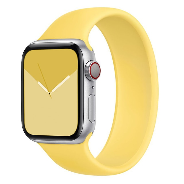 Solo loop strap for apple watch 40mm 44mm 41mm 45mm for iwatch 4/5/6/se/7/8 ultra belt silicone for apple watch band 42mm 38 49
