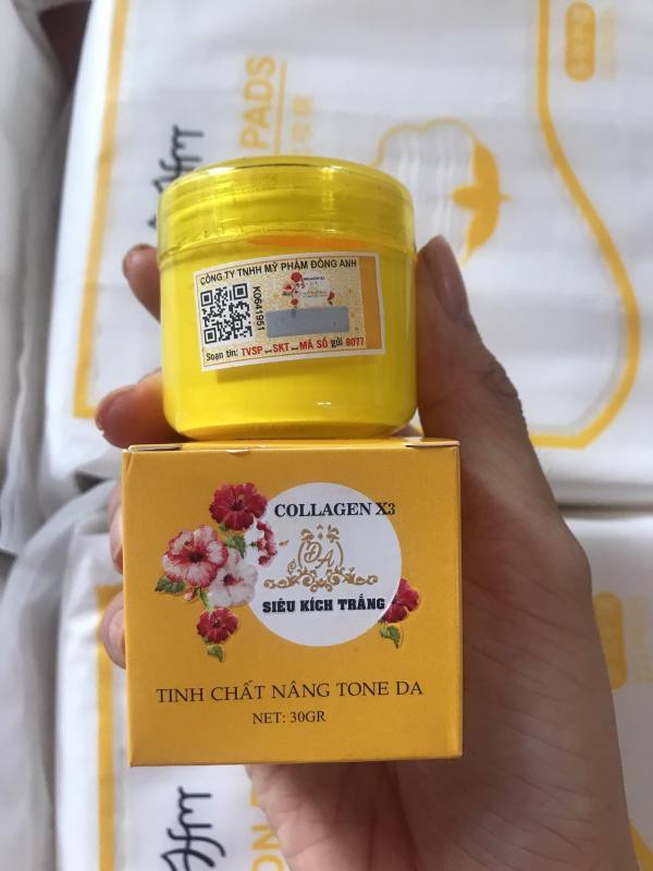 KEM KÍCH TRẮNG COLLAGEN ĐÔNG ANH X3