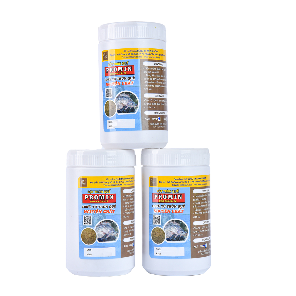 Bột trùn quế làm mồi câu cá gói 100gr