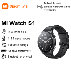 Xiaomi Watch S1 Bluetooth Answer Call Smartwatch 1.43” 60Hz Refresh Screen Wireless Charging 12 Day Battery Mi Watch