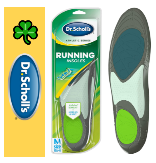☘️Dr. Scholl’s RUNNING Men 10.5 14 Insoles Reduce Shock and Prevent