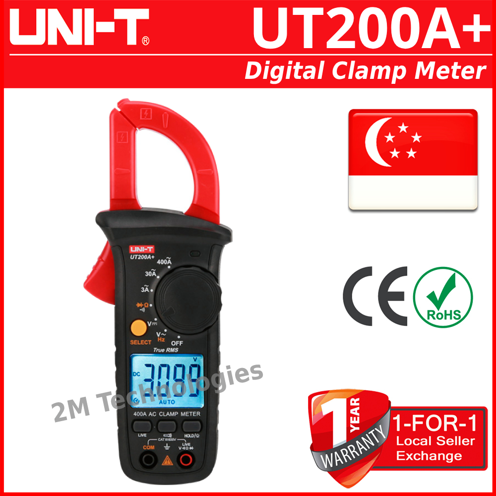 UNI-T UT200A+ Digital Clamp Meter | Lazada Singapore