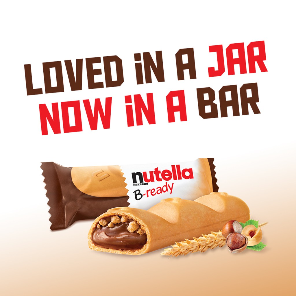 Bánh socola nhân hạt phỉ Nutella B-Ready