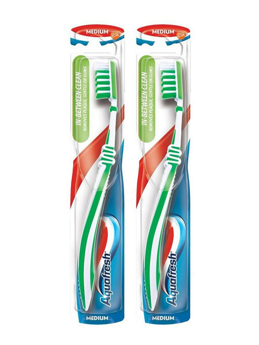 (HCM)Combo 2 Bàn chải đánh rãng AQUAFRESH - In Between Clean Soft (Các Màu)