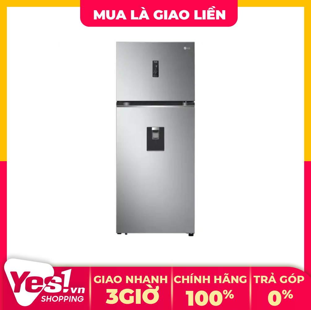 Tủ lạnh lg inverter 374 lít gn-d372psa - bảo hành chính hãng - voucher 10% lên đến 800k