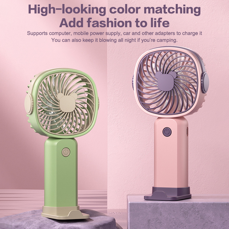 【Best value】 Portable USB Charging Mini Cooling Fans With Phone Holder ...