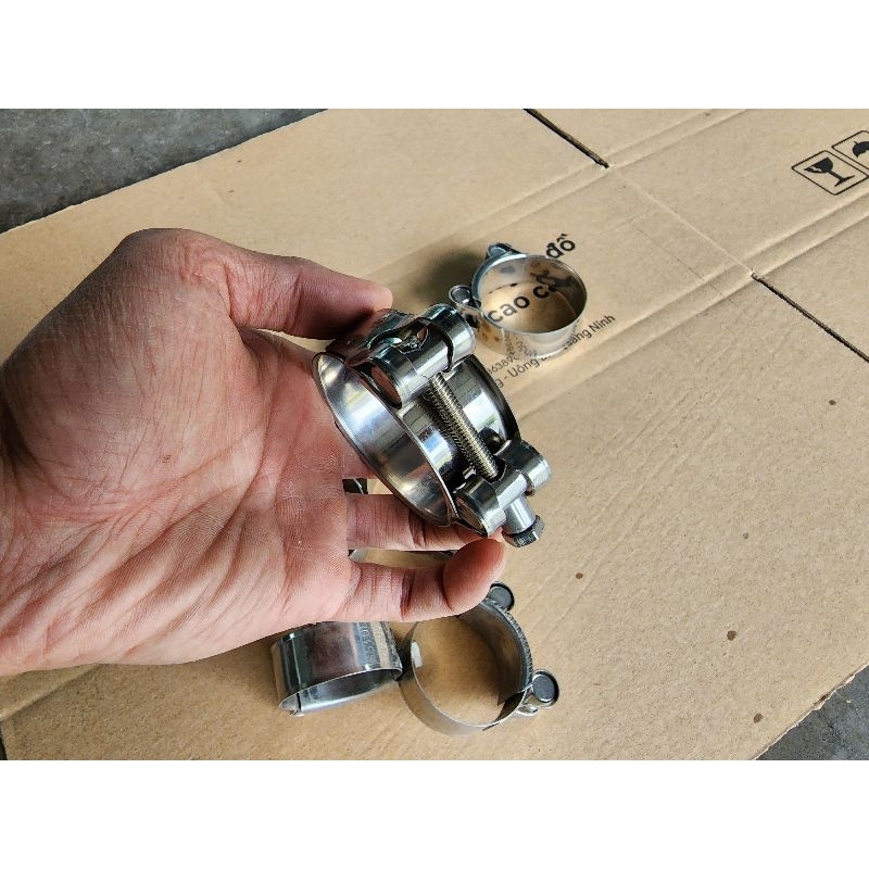 Cổ dê inox 304 siết cổ pô chống xì