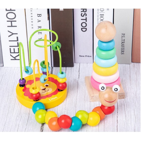 Combo 3 - 7 món đồ chơi gỗ cho bé phát triển tư duy cho bé