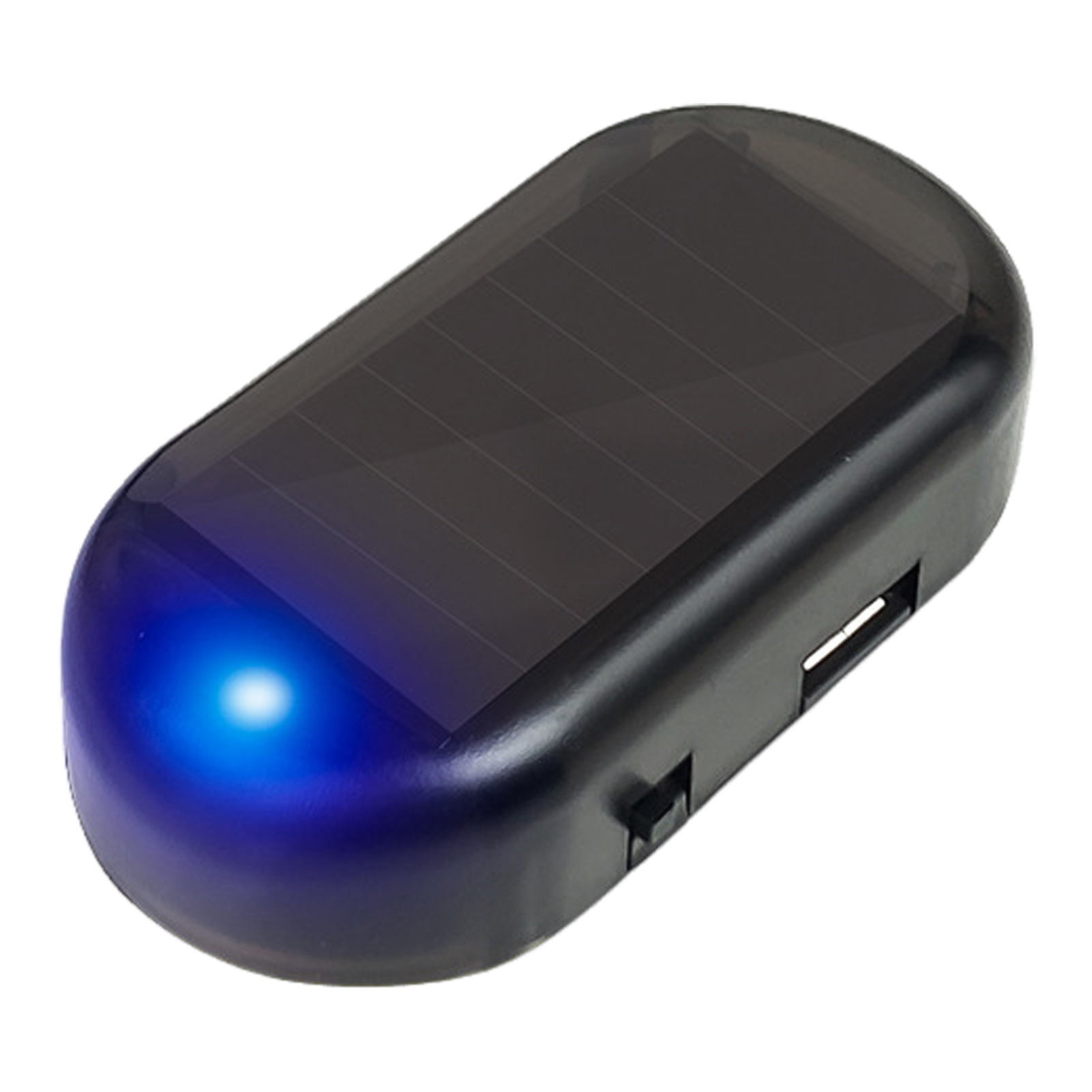 SpeedH Anti-theft Light Solar Power Anti-theft Light Portable Solar Car Alarm Led Light Compact Rechargeable Security Warning Lamp